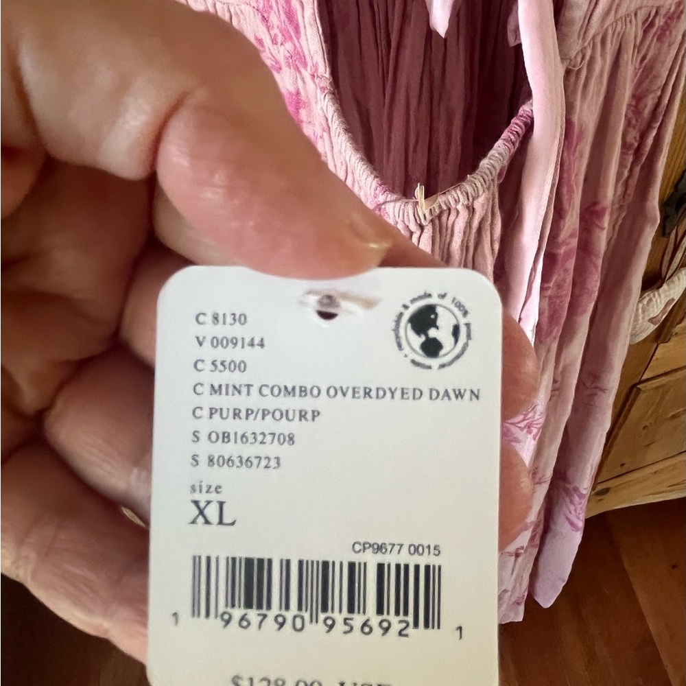 Free People Dusty Rose Floral Maxi Dress - Picture 4 of 5